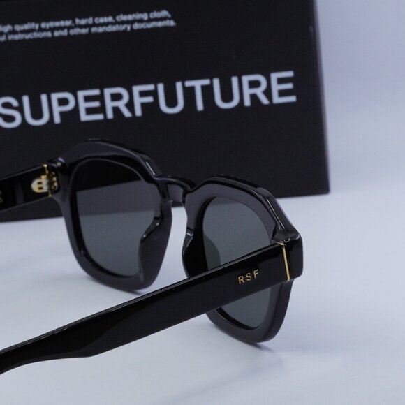 Final Price! RetroSuperFuture SALUTO BLACK 9FP Sunglasses - Picture 6 of 11